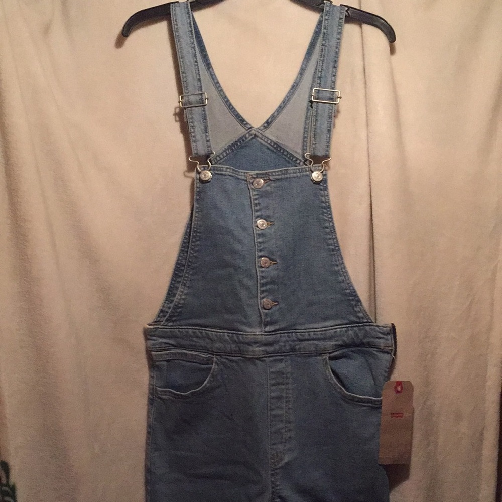 Levi’s denim bib overalls